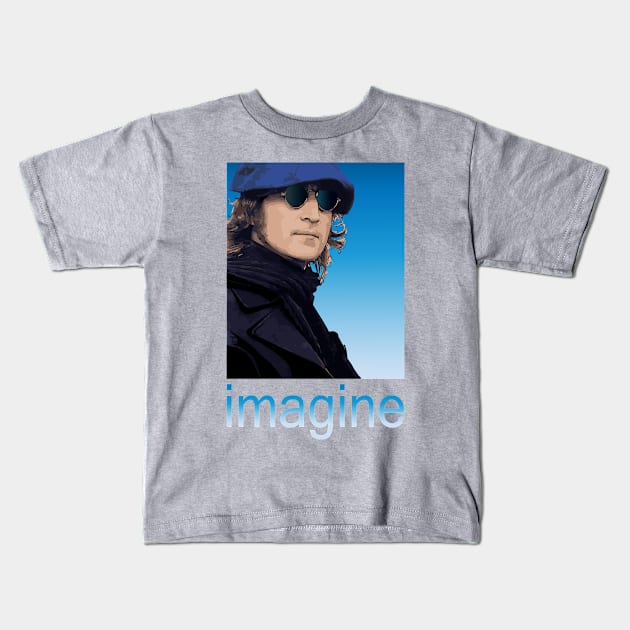 imagination Kids T-Shirt by Pop Art Saints